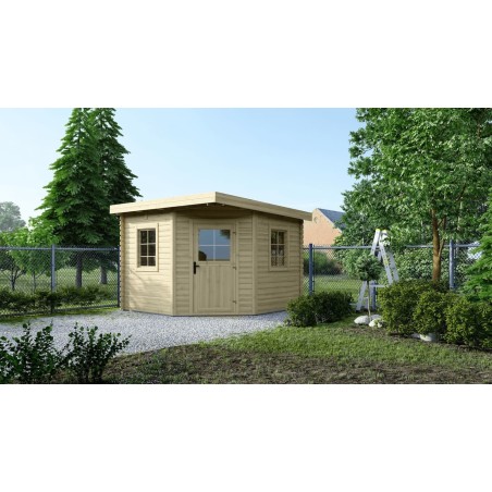 Houten tuinhuis 8 m² - 3x3 m - 28 mm