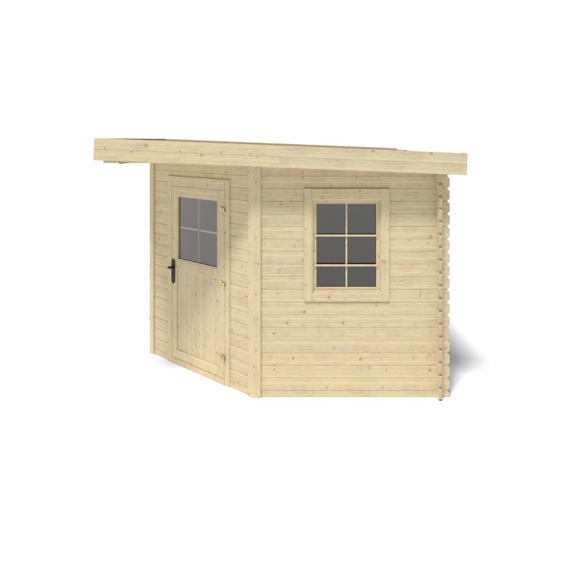 Houten tuinhuis 8 m² - 3x3 m - 28 mm