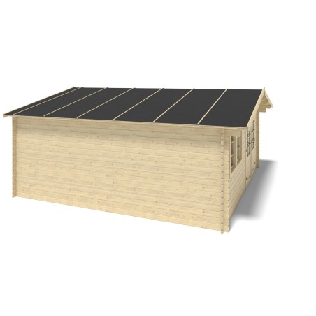 Houten tuinhuis 25 m² - 5x5 m - 34 mm