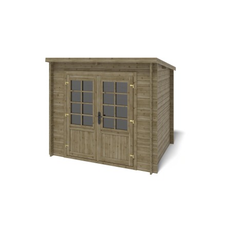 Houten tuinhuis 5 m² - 2.5x2 m - 28 mm - Geïmpregneerd
