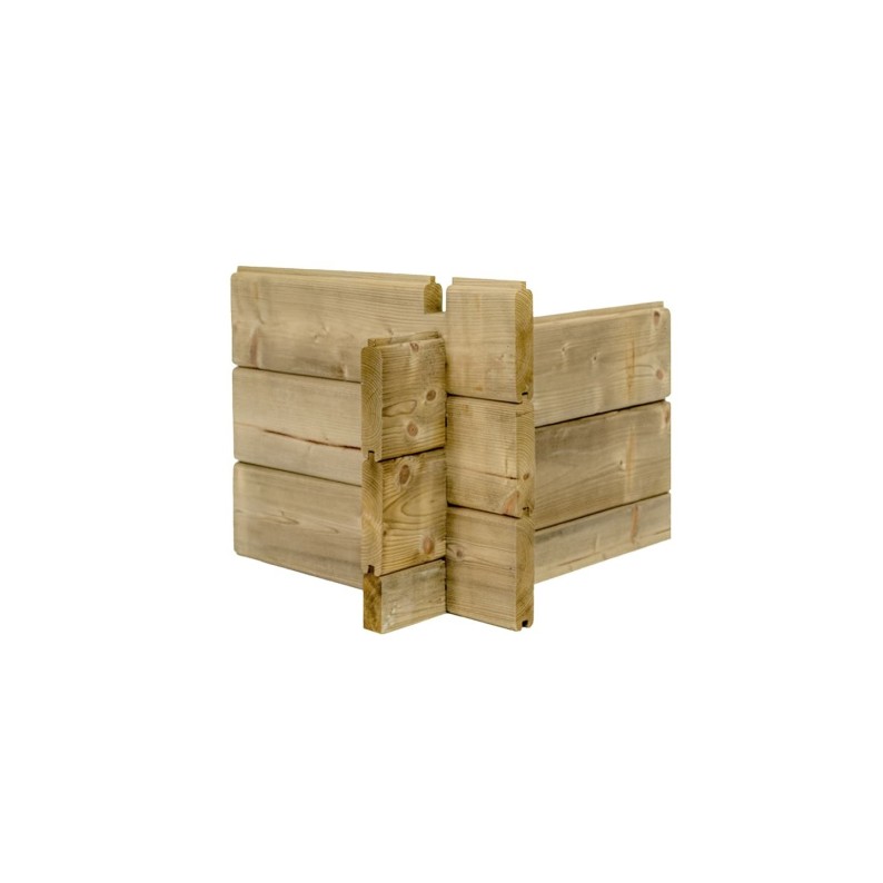 Houten tuinhuis 5 m² - 2.5x2 m - 28 mm - Geïmpregneerd