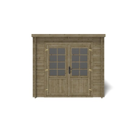 Houten tuinhuis 5 m² - 2.5x2 m - 28 mm - Geïmpregneerd