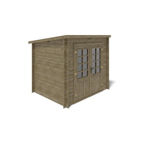 Houten tuinhuis 5 m² - 2.5x2 m - 28 mm - Geïmpregneerd