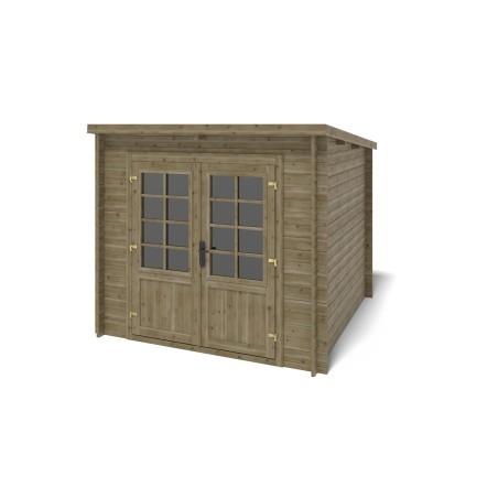 Houten tuinhuis 6.25 m² - 2.5x2.5 m - 28 mm - Geïmpregneerd