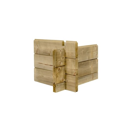 Houten tuinhuis 6.25 m² - 2.5x2.5 m - 28 mm - Geïmpregneerd