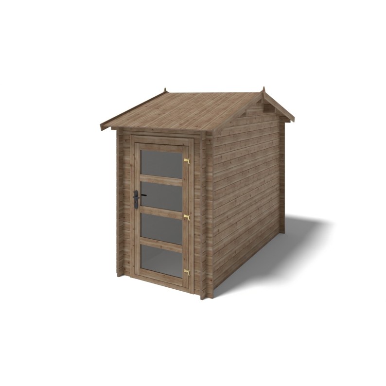 Houten tuinhuis 4.5 m² - 1.5x3 m - 28 mm - Geïmpregneerd