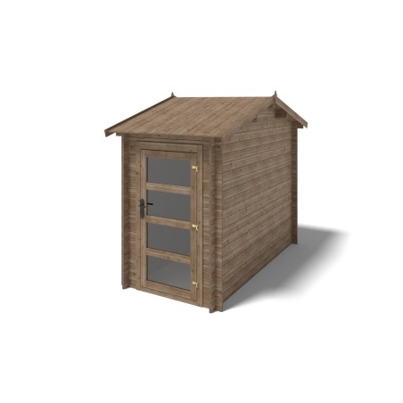 Houten tuinhuis 4.5 m² - 1.5x3 m - 28 mm - Geïmpregneerd