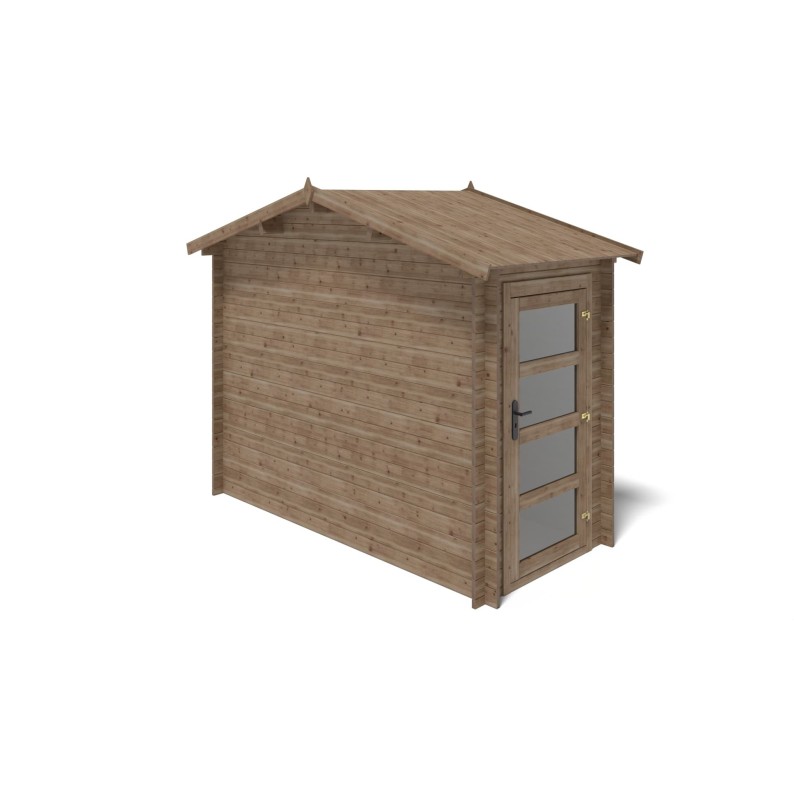 Houten tuinhuis 4.5 m² - 1.5x3 m - 28 mm - Geïmpregneerd