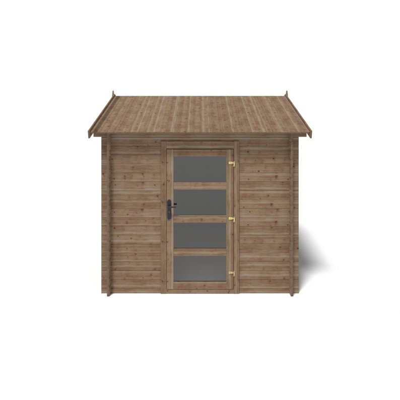 Houten tuinhuis 7.5 m² - 2.5x3 m - 28 mm - Geïmpregneerd