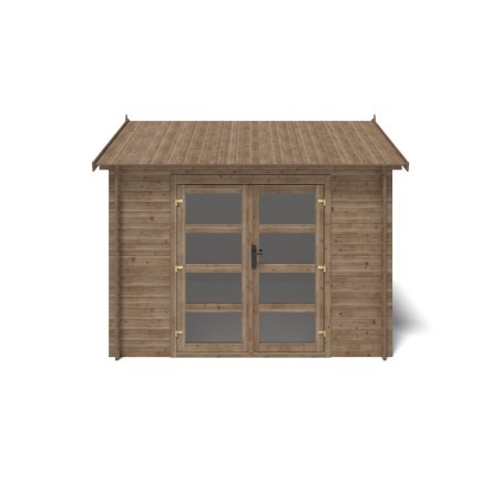 Houten tuinhuis 9 m² - 3x3 m - 28 mm - Geïmpregneerd