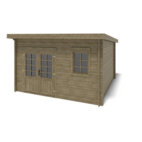 Houten tuinhuis 12 m² - 4x3 m - 40 mm - Geïmpregneerd