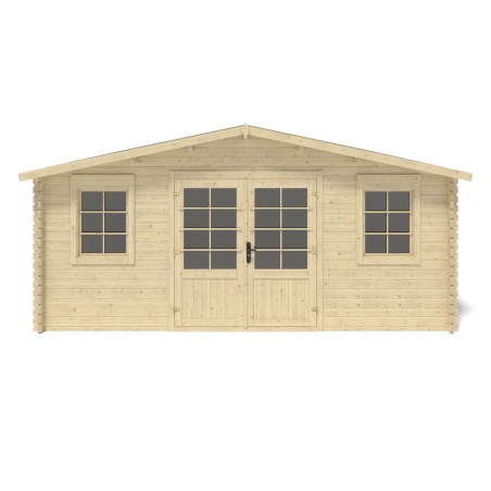 Houten tuinhuis 21.42 m² - 5.1x4.2 m - 34 mm