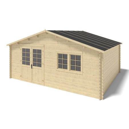 Houten tuinhuis 30 m² - 6x5 m - 40 mm