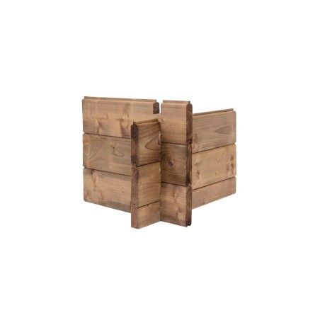 Houten tuinhuis – 1.5x3 m met aanbouw  4x2.76 m - 15.56 m² – Geïmpregneerd