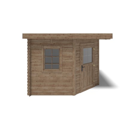 Houten tuinhuis 8 m² - 3x3 m - 28 mm - Geïmpregneerd