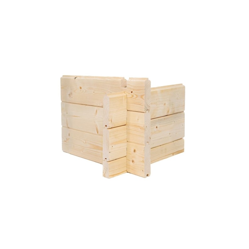 Houten tuinhuis 18 m² - 5.79x3 m - 28 mm