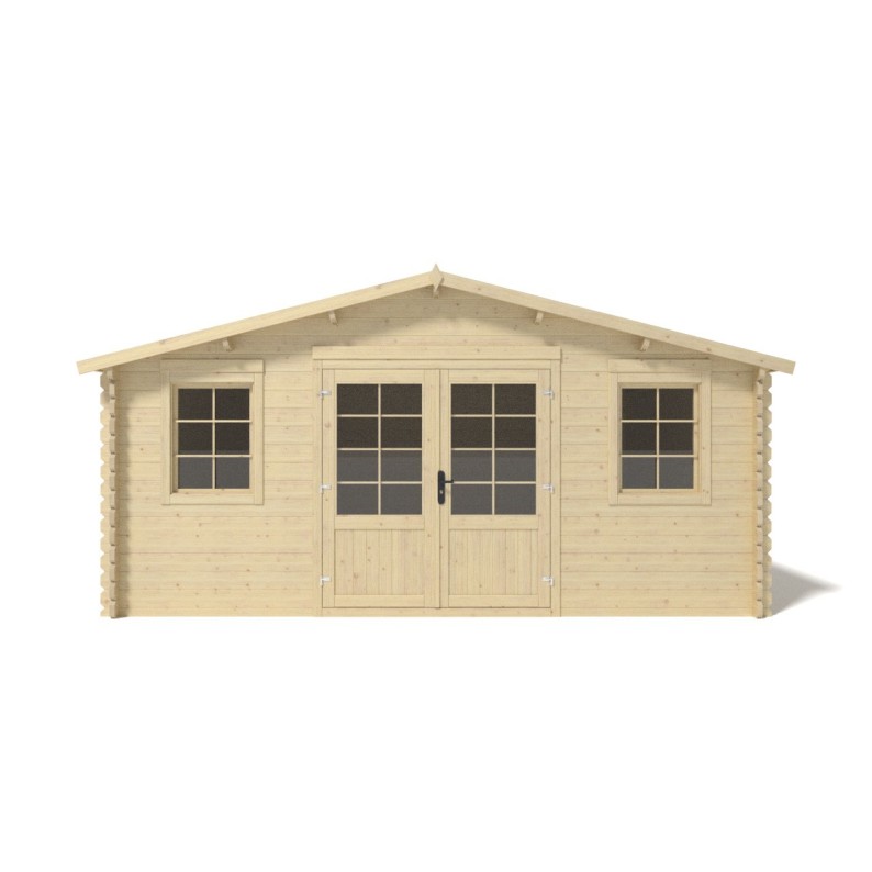 Houten tuinhuis 25 m² - 5x5 m - 40 mm