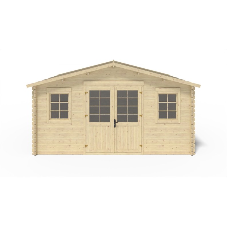 Houten tuinhuis 20 m² - 5x4 m - 40 mm