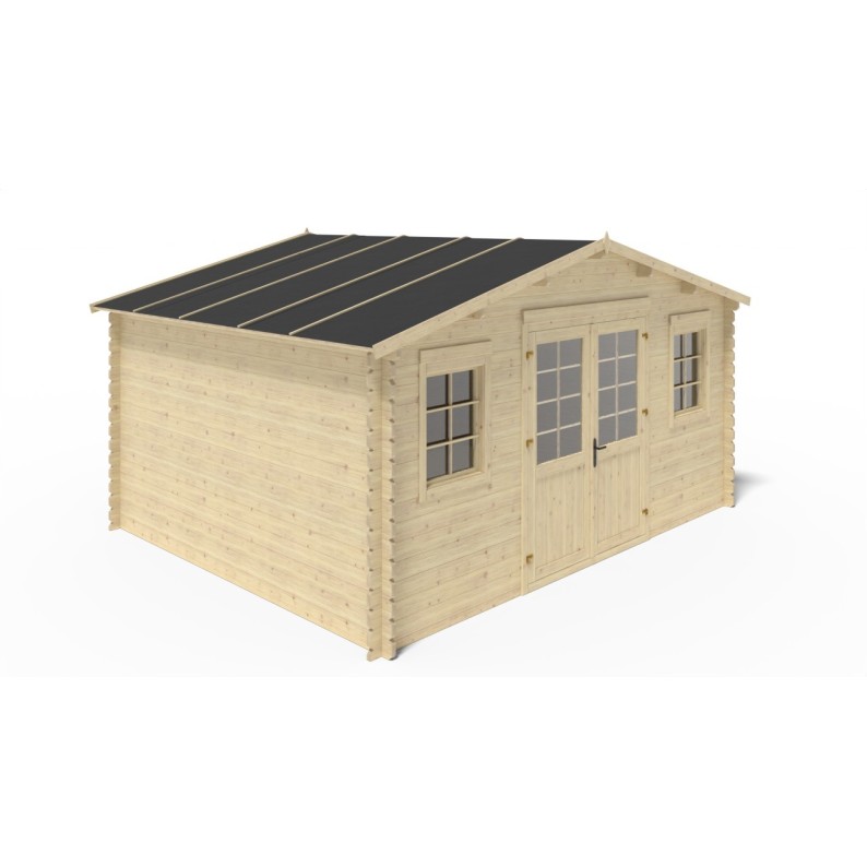 Houten tuinhuis 20 m² - 5x4 m - 40 mm