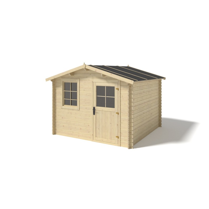 Houten tuinhuis 6 m² - 3x2 m - 28 mm