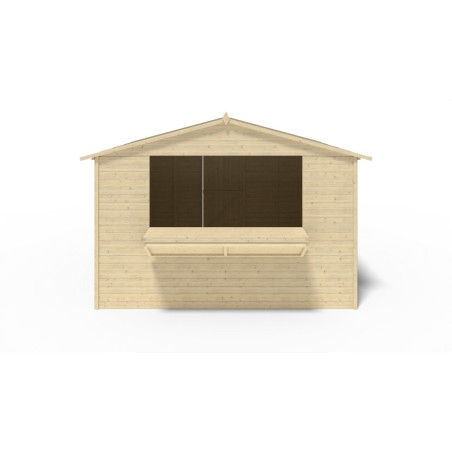 Kiosk, kraam, handelshuis 9.42 m² – 3.11x3.03 m – 19 mm