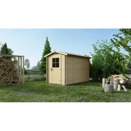Houten tuinhuis 5.7 m² - 1.9x3 m - 28 mm