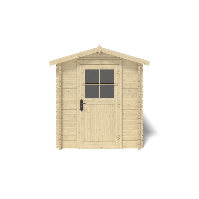 Houten tuinhuis 5.7 m² - 1.9x3 m - 28 mm