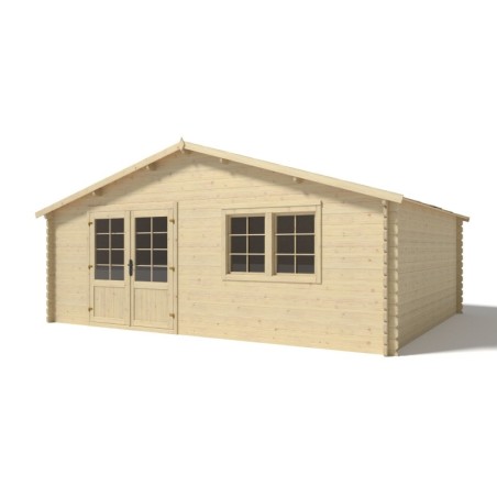 Houten tuinhuis 30 m² - 6x5 m - 40 mm