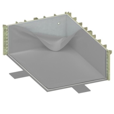 Liner 75/100 PVC, kleur Zand, voor zwembad BAS7306