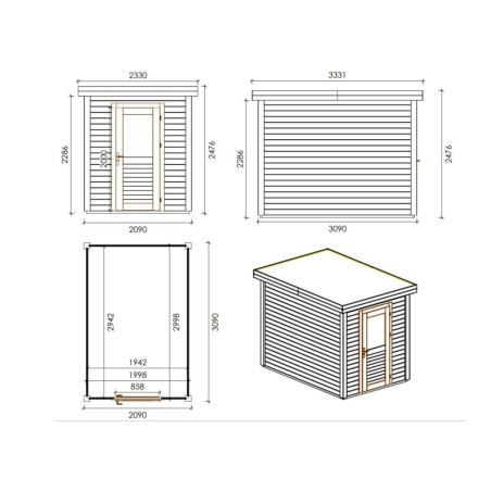 Vala 200x300 2.09x3.09 m