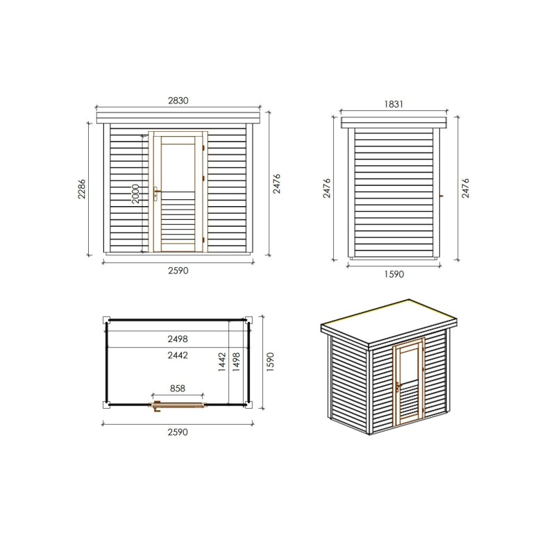 Rava 250x150 2.59x1.59 m