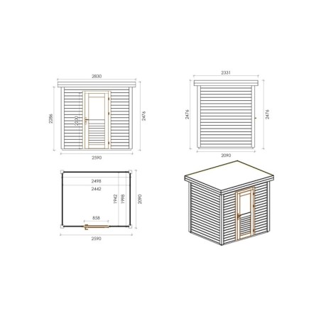 Rava 250x200 2.59x2.09 m