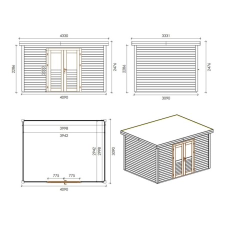Freya 400x300 4.09x3.09 m