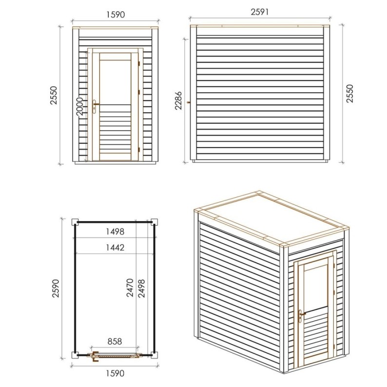 Veya 150x250 Classic 1.59x2.59 m