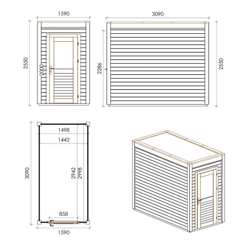 Veya 150x300 Classic 1.59x3.09 m