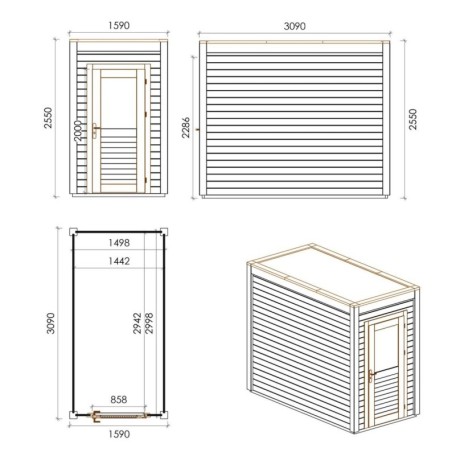 Veya 150x300 Classic 1.59x3.09 m