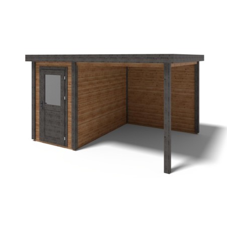 Tuinhuis met Overkapping Mira 400x300 cm