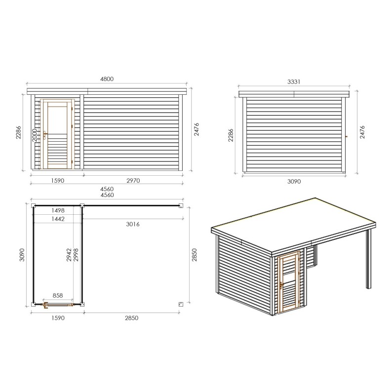 Mira 450 M 28mm 1.59x3.09 m