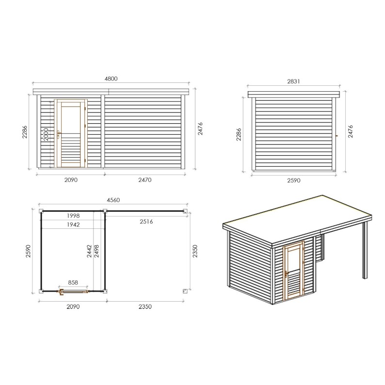 Vala 450 S 28mm 2.09x2.59 m