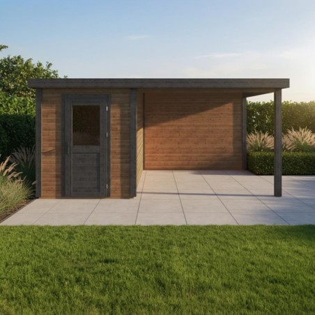 Tuinhuis met overkapping 500x250 cm| Vala S | Altanka