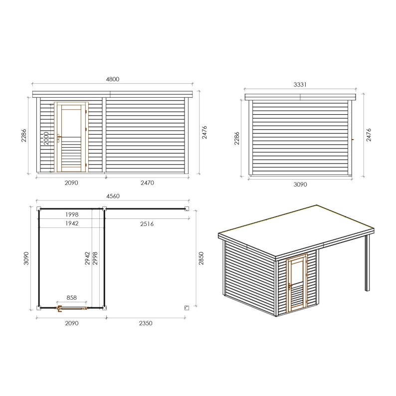Vala 450 M 28mm 4.56x3.09 m