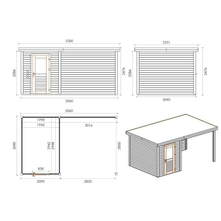 Vala 500 M 28mm 5.06x3.09 m