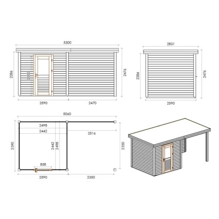 Rava 500 S 28mm 5.06x2.59 m