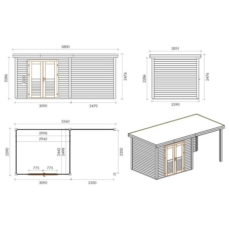 Aura 550 S 28mm 5.56x2.59 m