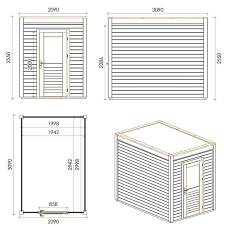 Luma 200x300 Classic 2.09x3.09 m