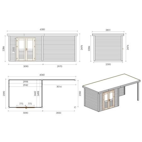 Aura 600 S 28mm 3.09x2.59 m