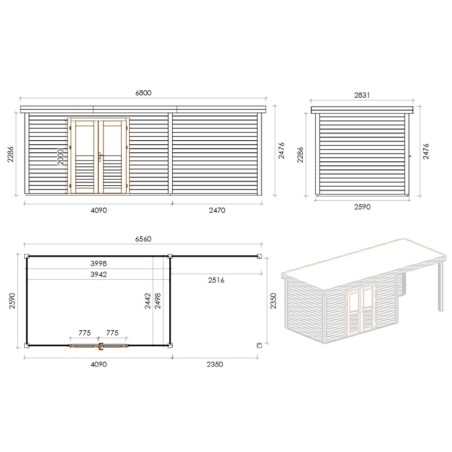 Freya 650 S 28mm 4.09x2.59 m