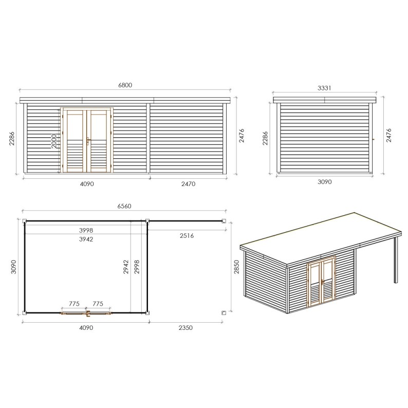Freya 650 M 28mm 4.09x3.09 m