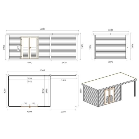 Freya 650 M 28mm 4.09x3.09 m