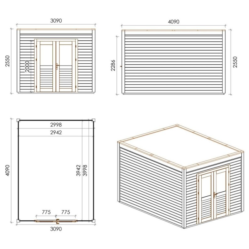 Sora 300x400 Classic 3.09x4.09 m